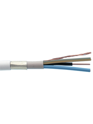 Ericsson - EKRK 3G1,5 VIT R50 - Mains cable   3 x1.50 mm2 Copper wire bare shielded PVC white, EKRK 3G1,5 VIT R50, Ericsson
