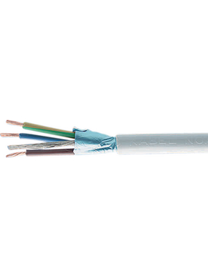 Nexans - NOAC-E 3G1,5/1,5 - Mains cable   3 x1.50 mm2 Bare copper stranded wire shielded PVC white, NOAC-E 3G1,5/1,5, Nexans