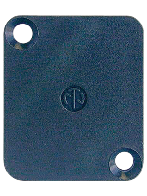 Neutrik - DBA-PRE - Cover plate black, DBA-PRE, Neutrik