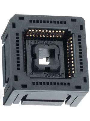 Yamaichi Electronics - IC120-0284-308 - IC test socket, open-top, PLCC 28, IC120-0284-308, Yamaichi Electronics