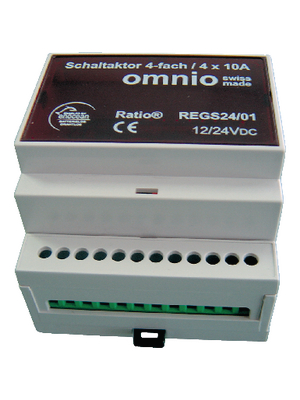 Omnio - REGS24/03 - REG switch actuator, 8-fold 6 A/24 VDC, REGS24/03, Omnio
