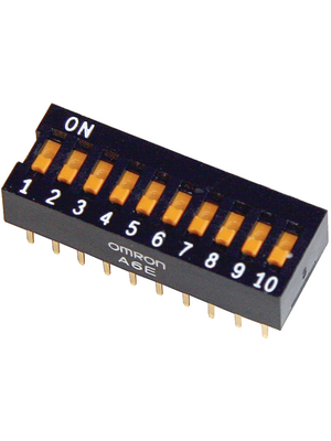 Omron Electronic Components - A6E-4101 - DIL switch THD 4P, A6E-4101, Omron Electronic Components