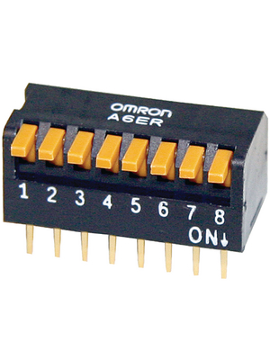 Omron Electronic Components - A6ER-4104 - DIL switch THD 4P, A6ER-4104, Omron Electronic Components