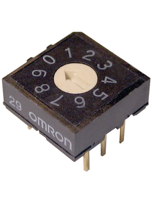 Omron Electronic Components - A6R-161RF - PCB coding switch HEX 4+1, A6R-161RF, Omron Electronic Components