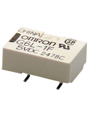 Omron Electronic Components - G6L-1F 5VDC - Signal relay 5 VDC 139 Ohm 180 mW SMD, G6L-1F 5VDC, Omron Electronic Components