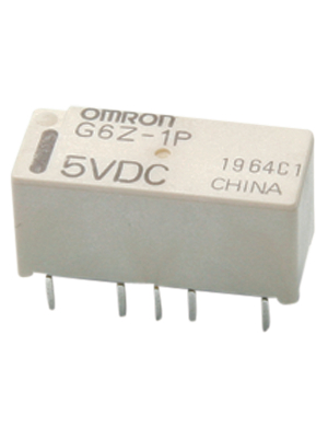 Omron Electronic Components - G6Z1P24DC - Signal relay 24 VDC 2880 Ohm 200 mW THD, G6Z1P24DC, Omron Electronic Components
