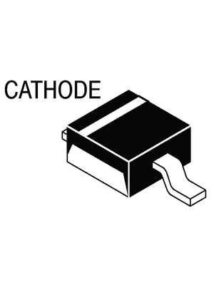 ON Semiconductor - MBRM140 - Schottky diode 1 A 40 V Powermite, MBRM140, ON Semiconductor