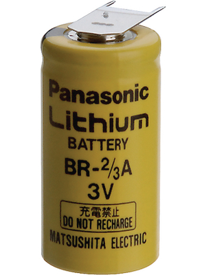 Panasonic Automotive & Industrial Systems - BR 2/3A E2SP - Lithium battery 3 V 1200 mAh, 2/3A, BR 2/3A E2SP, Panasonic Automotive & Industrial Systems