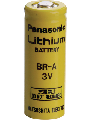 Panasonic Automotive & Industrial Systems - BR A - Lithium battery 3 V 1800 mAh, A, BR A, Panasonic Automotive & Industrial Systems