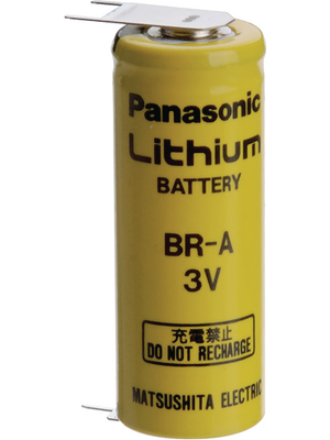 Panasonic - BR A E2SP - Lithium battery 3 V 1800 mAh, A, BR A E2SP, Panasonic