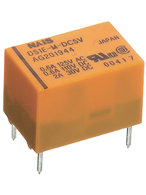 Panasonic - DS1E-M-DC12V - Signal relay 12 VDC 360 Ohm 400 mW THD, DS1E-M-DC12V, Panasonic