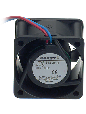 EBM-Papst - 412JHH - Axial fan DC 40 x 40 x 25 mm 24 m3/h 12 VDC 3.3 W, 412JHH, EBM-Papst