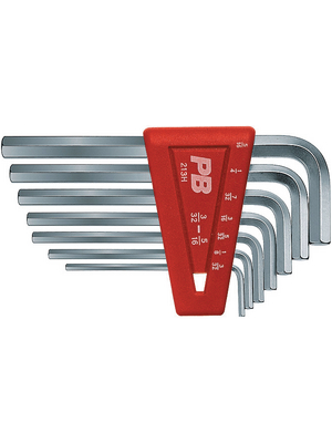 PB Swiss Tools - PB 213 H - Allen key set - inch;7 p., PB 213 H, PB Swiss Tools