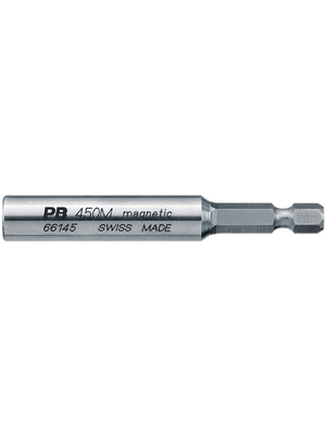 PB Swiss Tools - PB 450M/C6 - Bit holder DIN 3126 ISO 1173 Form D 6.3-1/4", PB 450M/C6, PB Swiss Tools