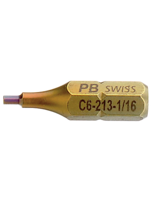 PB Swiss Tools - PB C6-213- 1/16'' - Hexagon socket bit 25 mm 1/16", PB C6-213- 1/16'', PB Swiss Tools