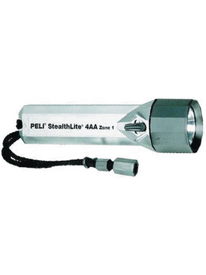 Peli - 2400-020-111E - 2404Z1 Xenon torch 45 lm silver, 2400-020-111E, Peli
