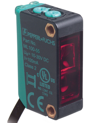 Pepperl+Fuchs - ML100-8-H-350-RT/103/115 - Diffuse mode sensor 0.35 m, ML100-8-H-350-RT/103/115, Pepperl+Fuchs