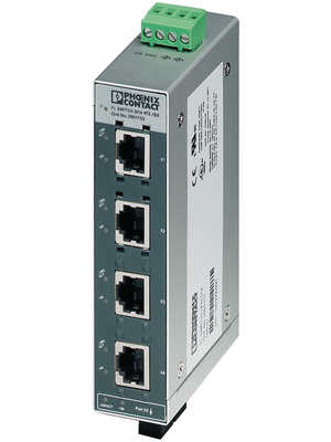 Phoenix Contact - FL SWITCH SFN 4TX/FX ST - Industrial Ethernet Switch 4x 10/100 RJ45 / 1x ST (multi-mode), FL SWITCH SFN 4TX/FX ST, Phoenix Contact