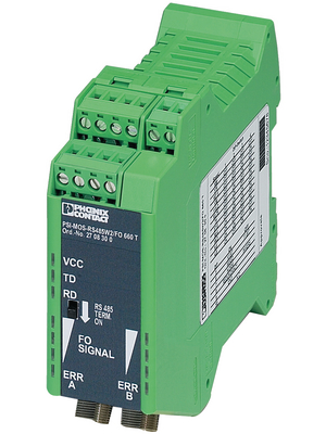 Phoenix Contact - PSI-MOS-RS485W2/FO 660 T - Converter RS485-Fiber MultiMode, PSI-MOS-RS485W2/FO 660 T, Phoenix Contact