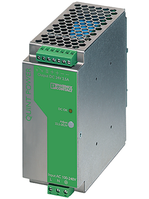 Phoenix Contact - QUINT-PS-100-240AC/24DC/5 - Switched-mode power supply / 5 A, QUINT-PS-100-240AC/24DC/5, Phoenix Contact