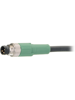 Phoenix Contact - SAC-3P-M 8MS/1,5-PUR - Actuator/sensor cable M8 Plug Open 1.50 m, SAC-3P-M 8MS/1,5-PUR, Phoenix Contact
