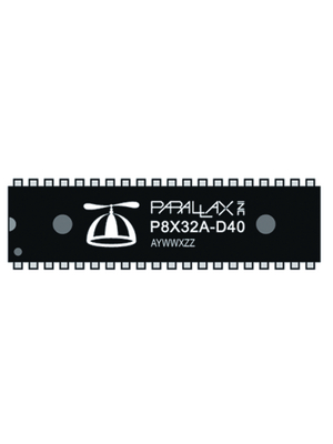 Parallax - P8X32A-D40 - Microcontroller 32 Bit DIL-40, P8X32A-D40, Parallax
