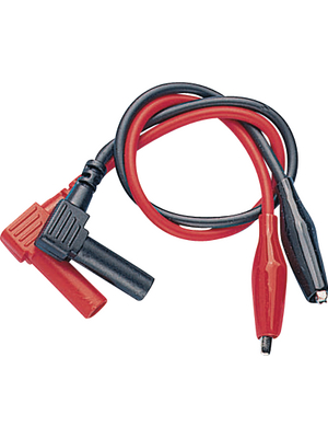 Appa - TL70 - Test Leads with Crocodile Clips, ? 4 mm Safety Type ? 4 mm PU=Pair (2 pieces), TL70, Appa