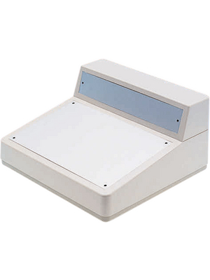 OKW - A9085165 - Sloping Console Enclosure grey white  228 x 216 x 126 mm PS (UL 94 HB) N/A, A9085165, OKW