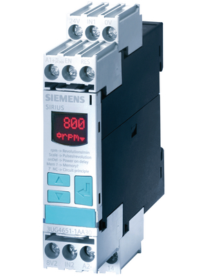 Siemens - 3UG4651-1AW30 - Monitoring relays speed 1 change-over (CO) 0.1...2200 min<sup>-1</sup>, 3UG4651-1AW30, Siemens