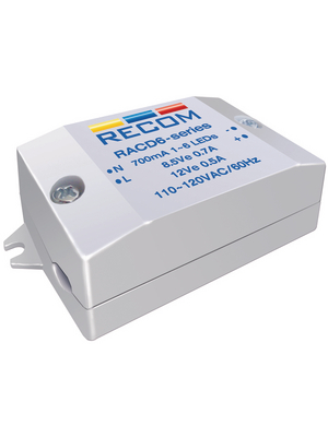 Recom - RACD06-350 - LED driver, RACD06-350, Recom