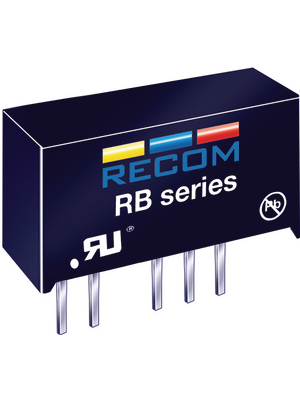 Recom - RB-0505D/P - DC/DC converter 5 VDC 5 VDC, RB-0505D/P, Recom