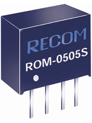 Recom - ROM-0505S - DC/DC converter 5 VDC 5 VDC, ROM-0505S, Recom
