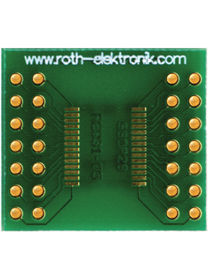 Roth Elektronik - RE931-05 - Laboratory card 28P 0.65 mm  FR4 Epoxide + chem. Ni/Au, RE931-05, Roth Elektronik