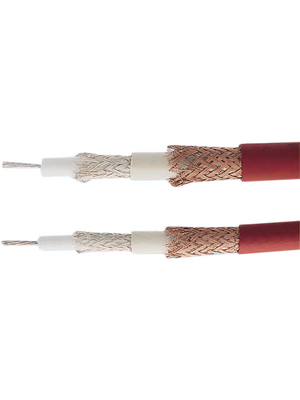 Bedea - TRIAX 8 - Coaxial cable   1 x1.05 mm Copper strand, silver plated red, TRIAX 8, Bedea