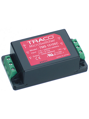 Traco Power - TMS 15105C - Switching power supply 15 W 1 output, TMS 15105C, Traco Power