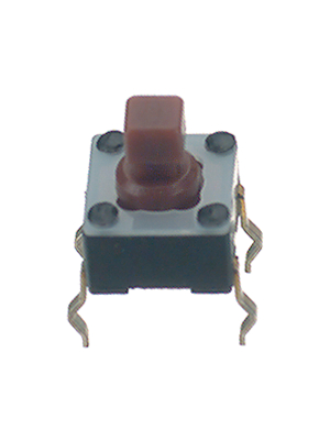 TE Connectivity - 1825967-2 - PCB Switch FSMCDH 12 VDC 50 mA Through Hole THT brown, 1825967-2, TE Connectivity