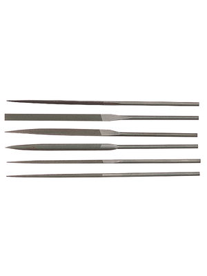C.K Tools - T0124P - Needle file set 140 mm  (25 cuts/cm), T0124P, C.K Tools