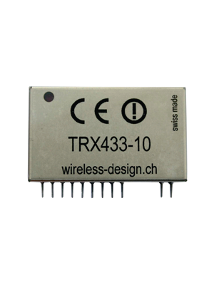 Schmidiger - TRX433-10A - ISM module 139 Channels in 12.5 kHz grid 4 km, TRX433-10A, Schmidiger