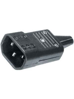 Schurter - 4732.0000 - Cable device plug N/A black, 4732.0000, Schurter