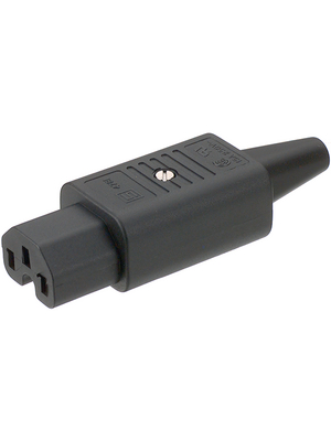 Schurter - 4781.0000 - Cable device socket C15 N/A black, 4781.0000, Schurter