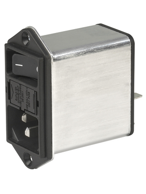Schurter - DD12.1111.111 - Power inlet with filter 1 A 250 VAC, DD12.1111.111, Schurter