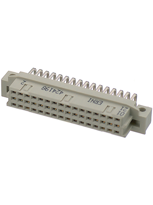 Erni - 284325 - Multipole socket R/2 48p DIN 41612 2 N/A 3 x 16 a + b + c, 284325, Erni