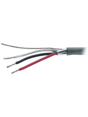 Belden - 8771 - Control cable 3 x 0.34 mm2 shielded Stranded tin-plated copper wire chrome colors, 8771, Belden