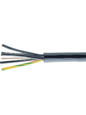 Lapp - ?LFLEX PUR S27 3G0.75 - Control cable 3 x 0.75 mm2 unshielded Bare copper stranded wire black, ?LFLEX PUR S27 3G0.75, Lapp