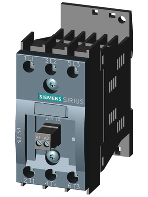 Siemens - 3RF3405-1BB04 - Solid state contactor, 3-phase 24 VDC 2 make contacts (NO) - Screw Terminal, 3RF3405-1BB04, Siemens