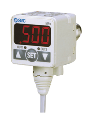 SMC - ISE50-G2-62L - Pressure switch 0...1.0 MPa, ISE50-G2-62L, SMC