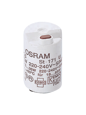 Osram - DEOS ST 171 - Starters for individual fluorescent lamps 30...65 W, DEOS ST 171, Osram
