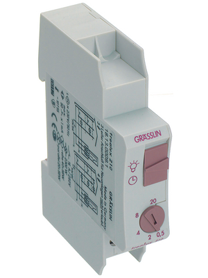 Graesslin - TREALUX 210 - Staircase lighting time control 1 make contact (NO) 230 VAC 10 A /230 VAC, inductive load, TREALUX 210, Gr?sslin
