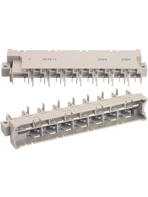 Erni - 413638 - Multipole plug,90  H 15-p DIN 41612 1 N/A 15 d + z, 413638, Erni