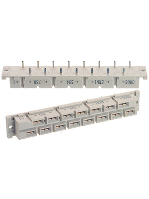 Erni - 594750 - Multipole socket, H 15-p DIN 41612 1 N/A 15 d + z, 594750, Erni